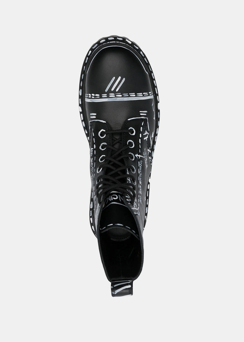Balenciaga Black Strike L20 Ankle Boots - NOBLEMARS