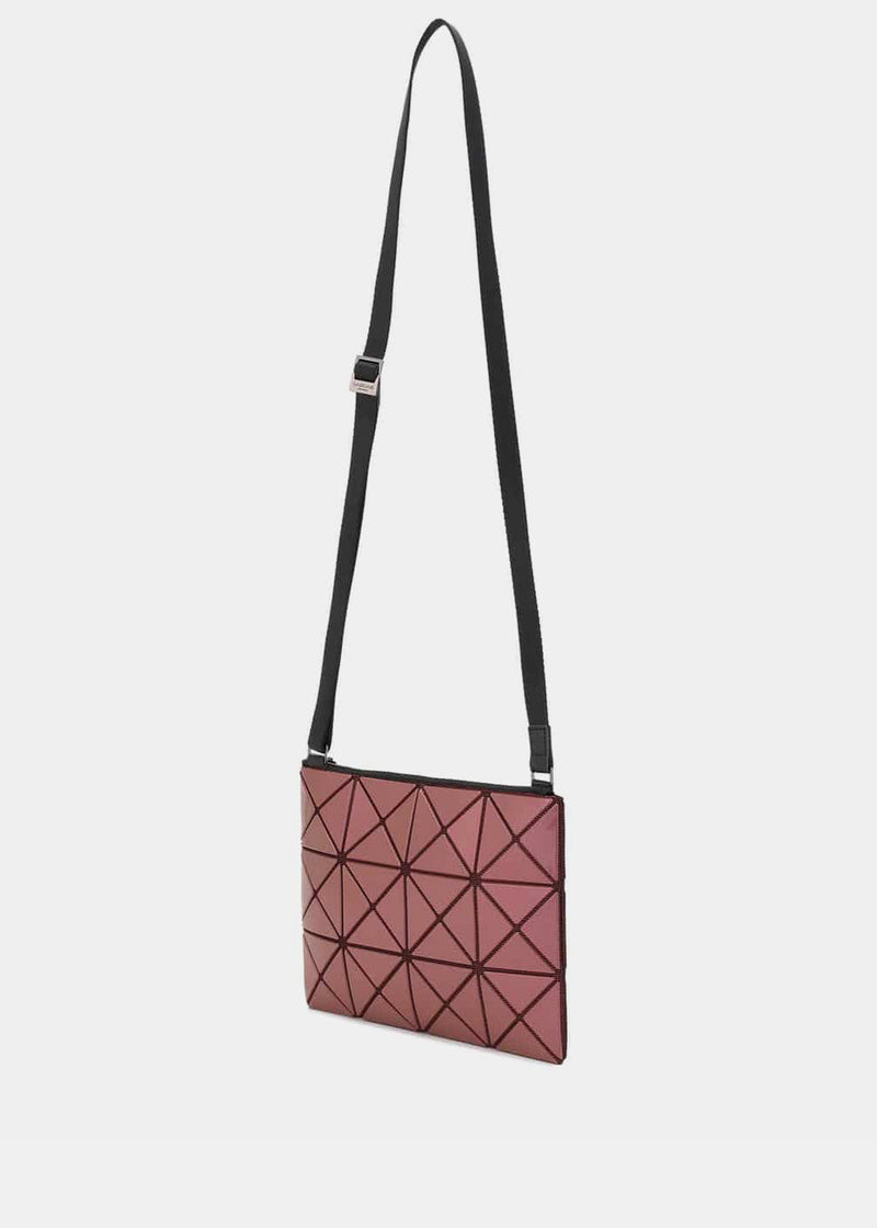 Bao Bao Issey Miyake Burgundy Lucent One Tone Crossbody Bag