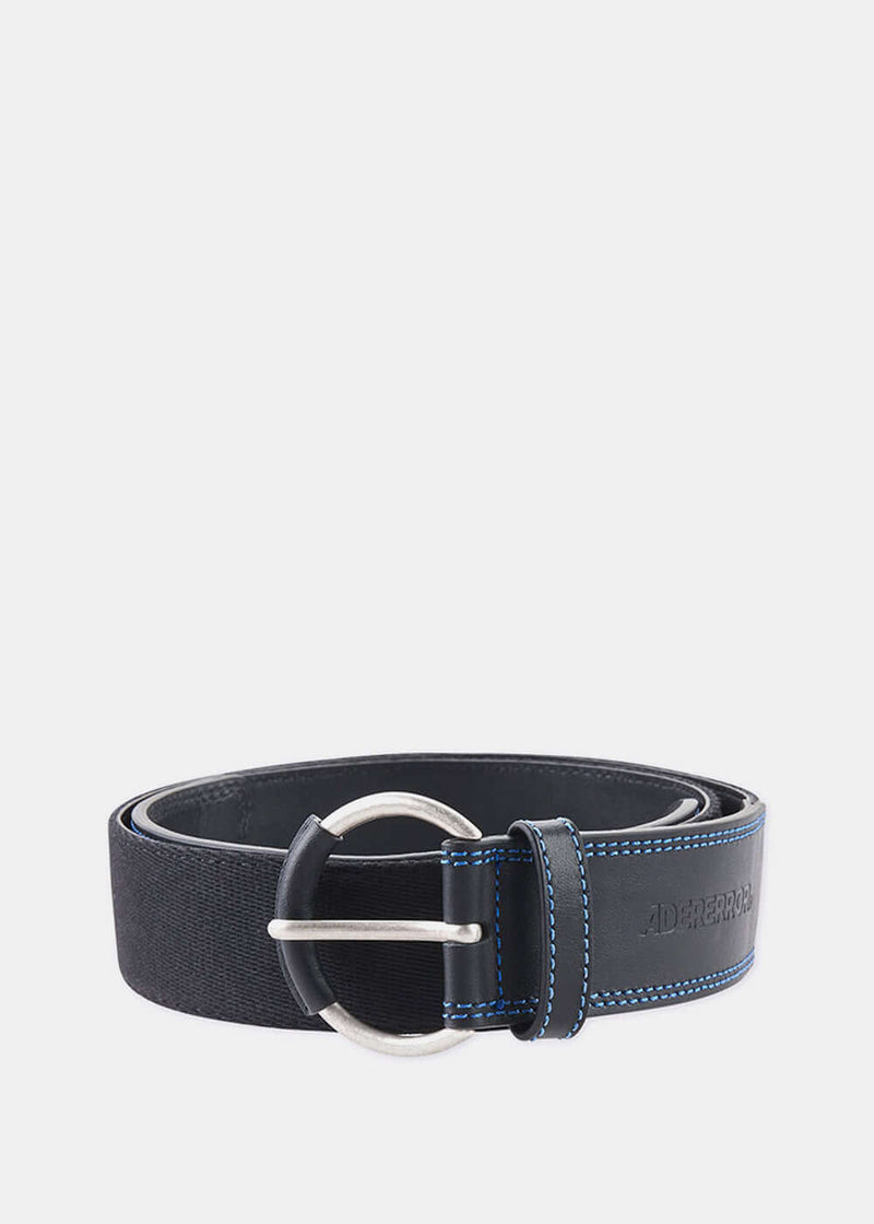 ADER error Black Patch Belt - NOBLEMARS