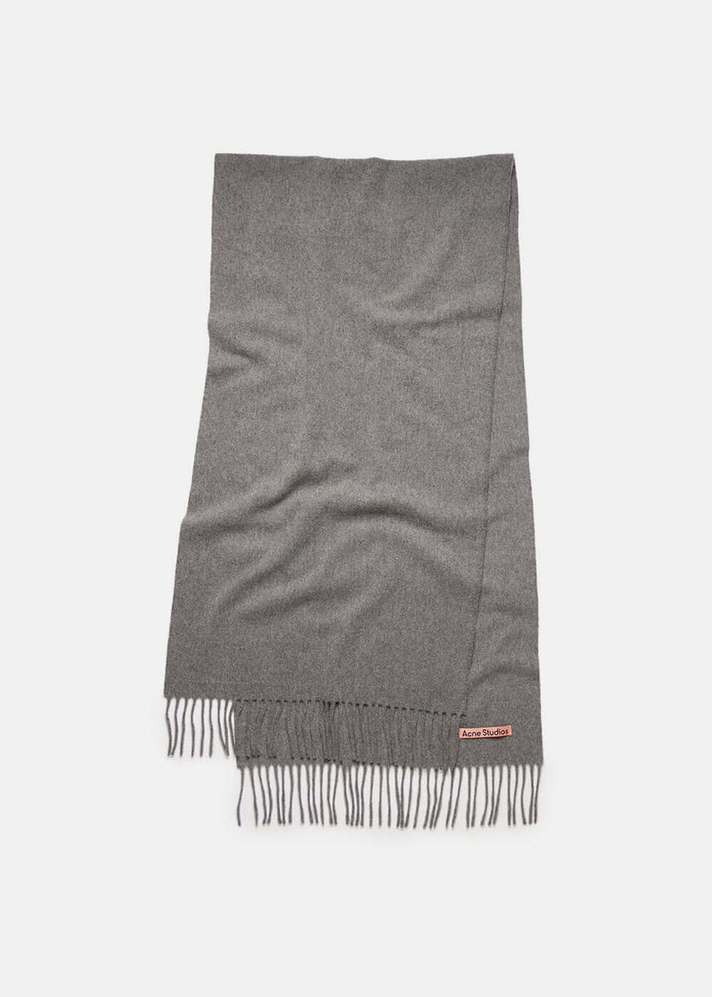 Acne Studios Grey Melange Canada Nr New Scarf - NOBLEMARS