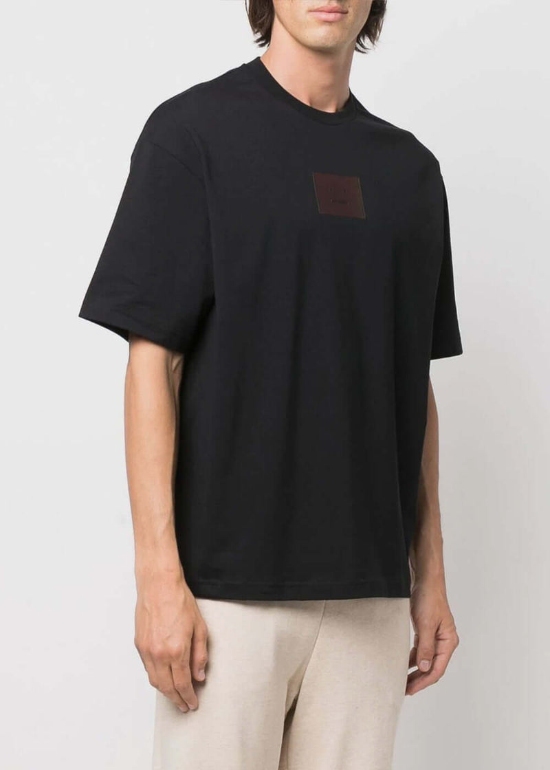 Acne Studios Black Exford Oil T-Shirt - NOBLEMARS