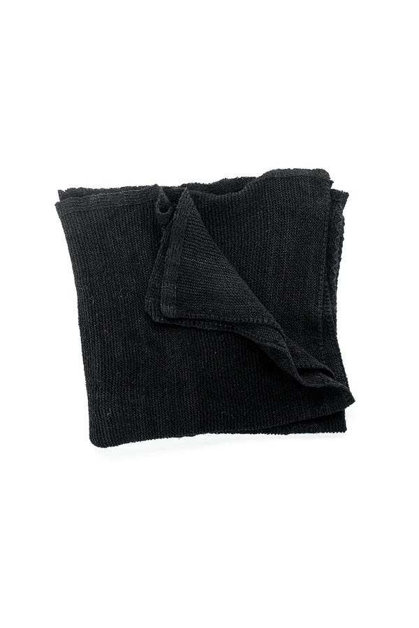 JULIUS Black Knit Stole - NOBLEMARS