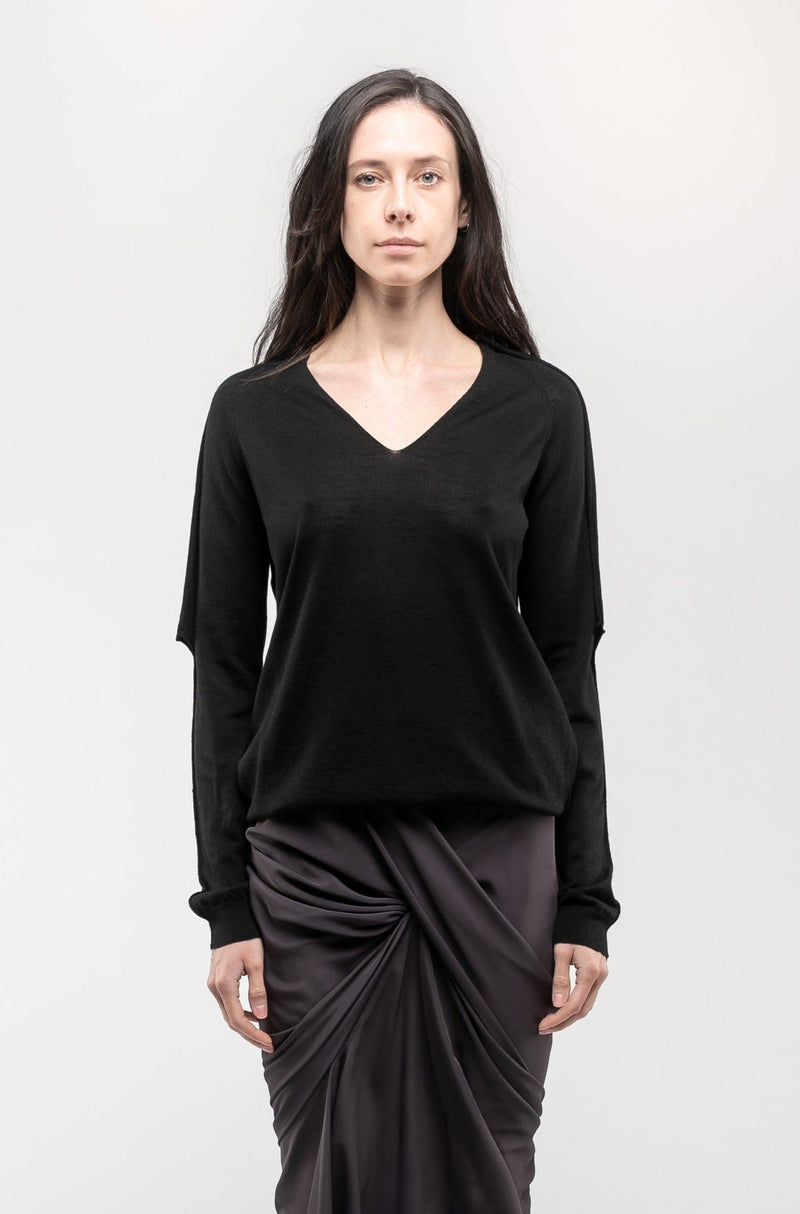 RICK OWENS Zionic V Sweater - NOBLEMARS
