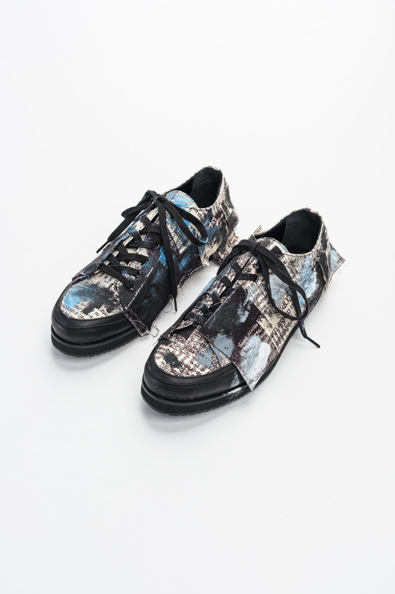 YOHJI YAMAMOTO Low Cut Painted Sneaker - NOBLEMARS