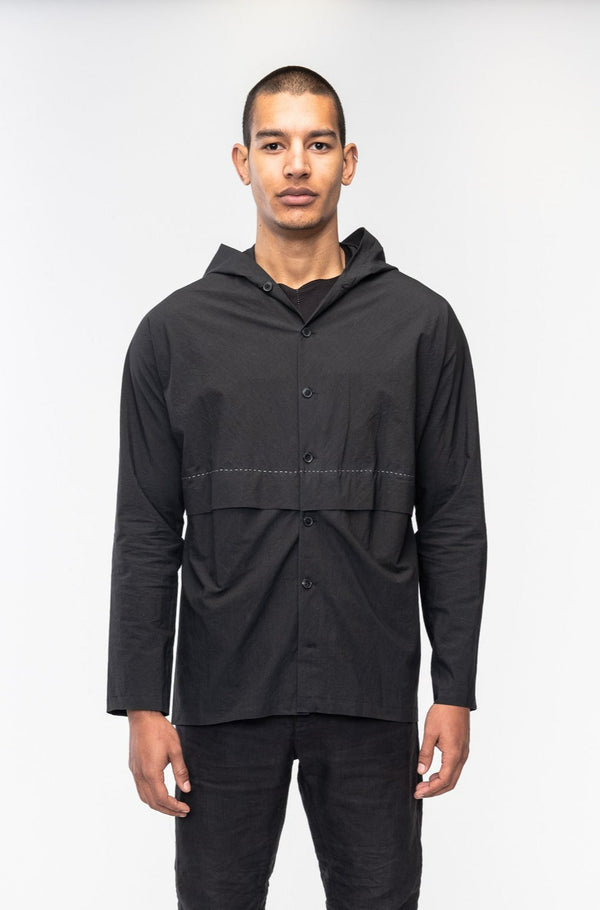 M.A+ Button Front Hoodie - NOBLEMARS