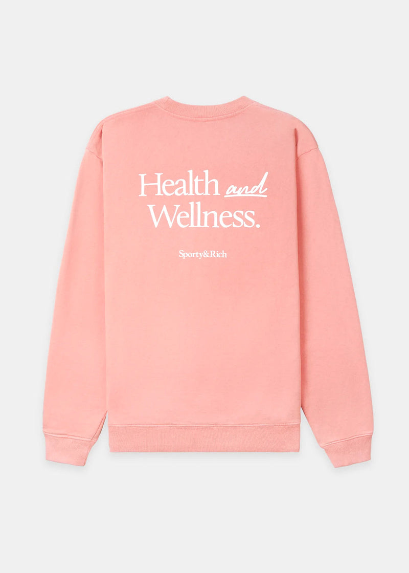 Sporty & Rich Flamingo New Health Sweatshirt - NOBLEMARS