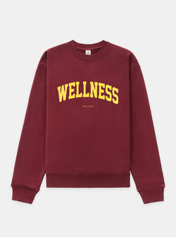 Sporty & Rich Merlot Wellness Ivy Sweatshirt - NOBLEMARS