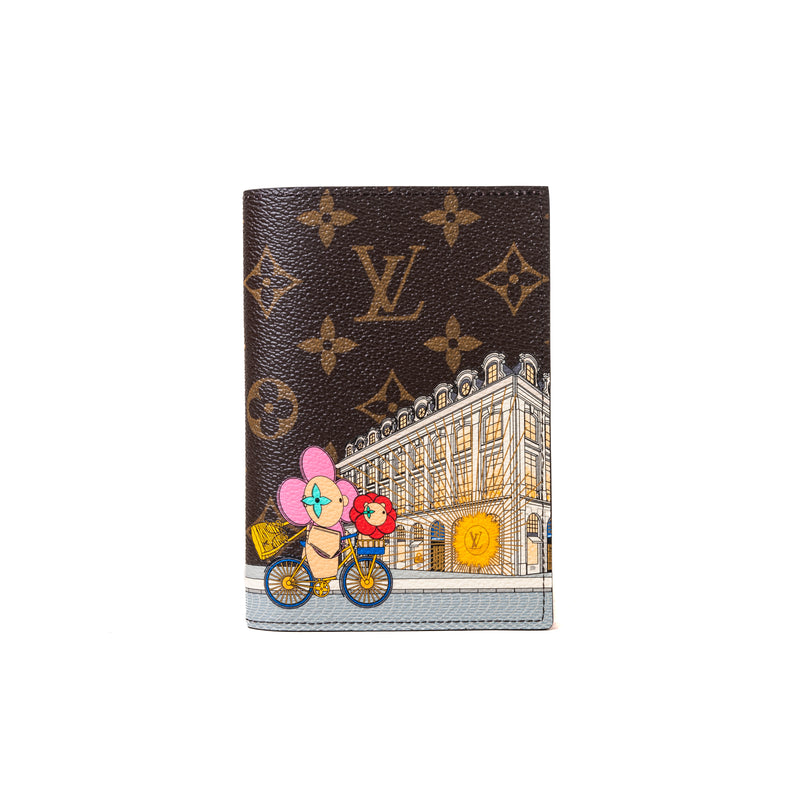 Louis Vuitton Vivienne Holidays Passport Cover Canvas Monogram - NOBLEMARS