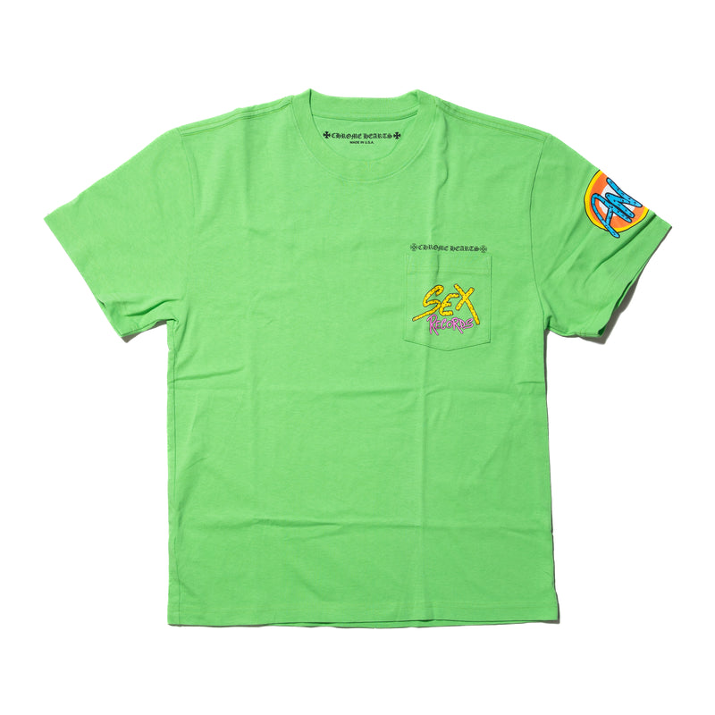 Chrome Hearts Matty Boy Sex Records T-Shirt Green - NOBLEMARS