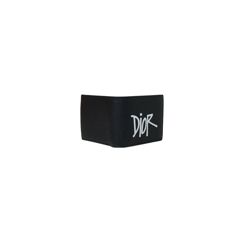 Dior x Shawn Logo Wallet with Pouch Black - NOBLEMARS