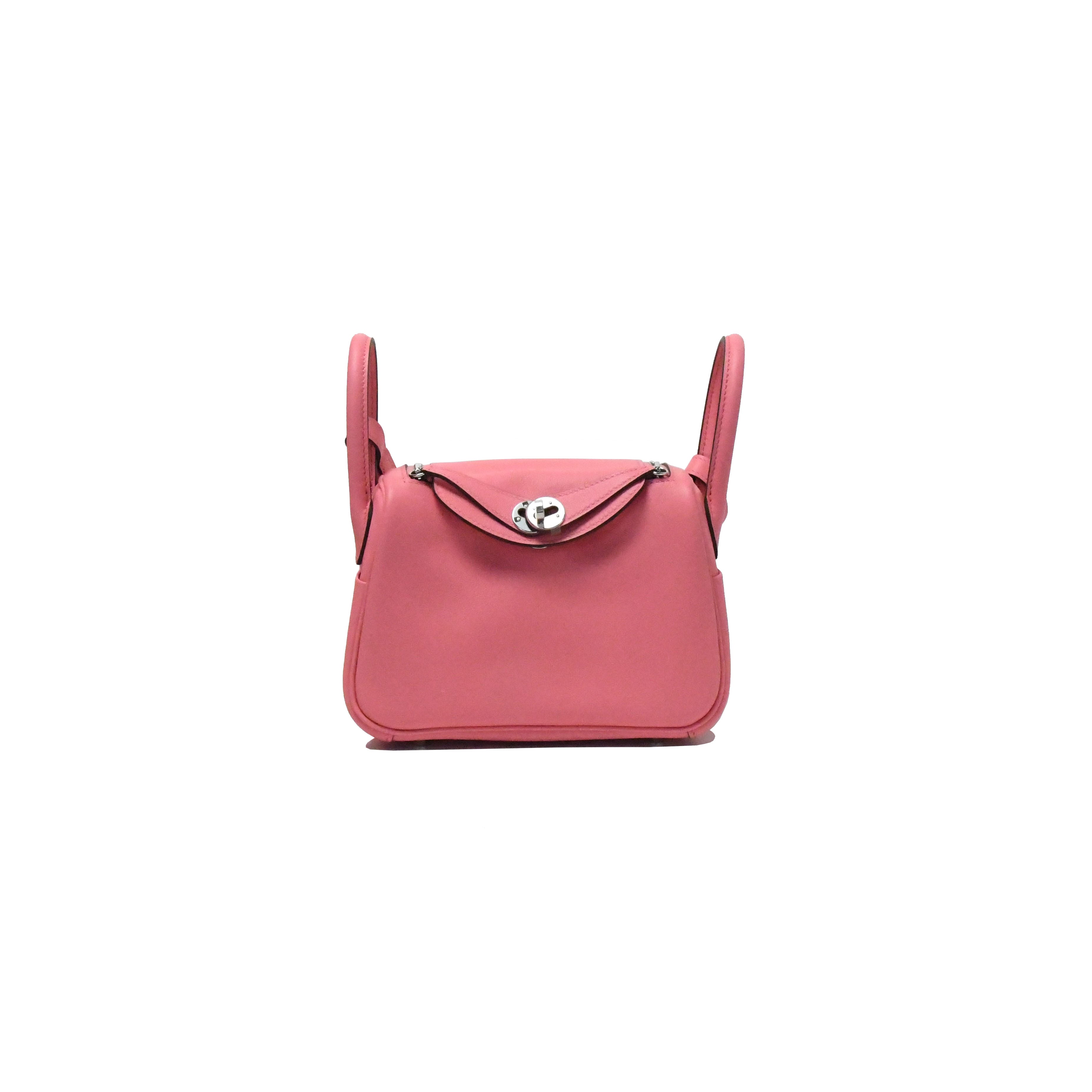 HERMES Swift Mini Lindy 20 Rose Ete 573788