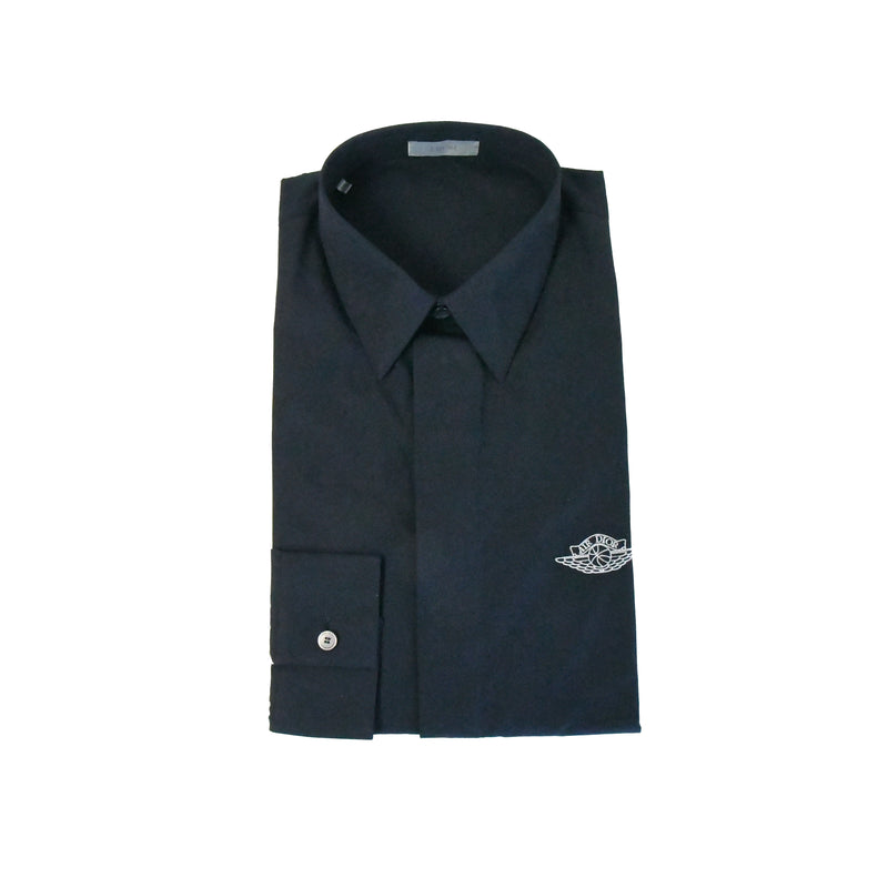 Dior x Jordan Woven Shirt Navy - NOBLEMARS