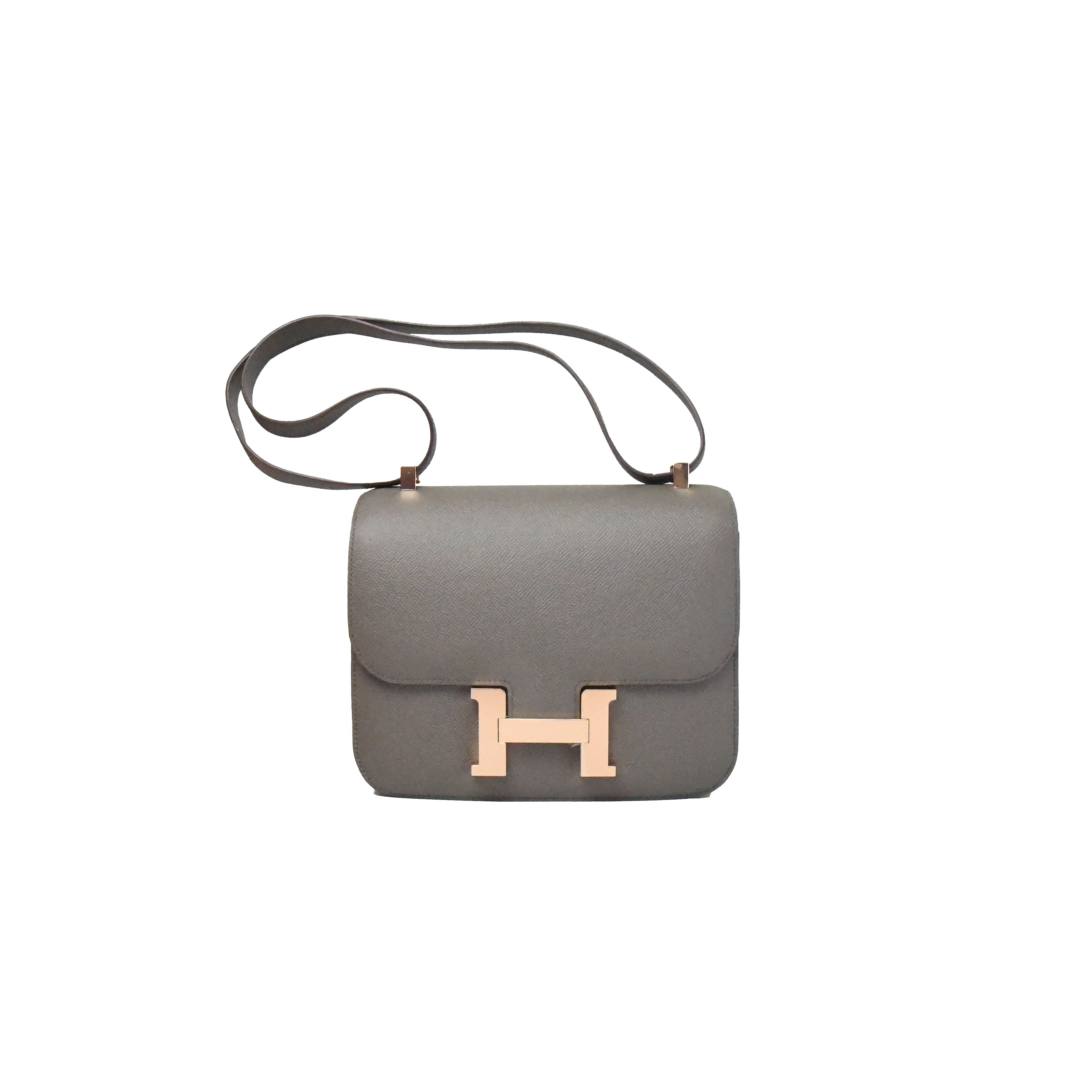 Hermes, Bags, Constance 24 Gris Etain Epsom New 0
