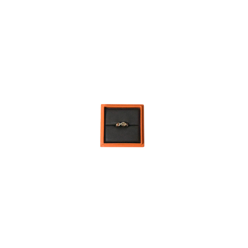 Hermes Chaine D'Ancre Enchainee Ring Small Model Rose Gold - NOBLEMARS
