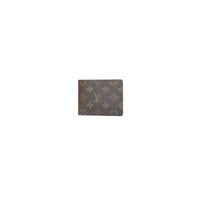 Louis Vuitton Monogram Portefeuille Multiple M60895 Brown Cloth