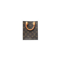 Louis Vuitton Petit Sac Plat Bag Monogram Brown - NOBLEMARS