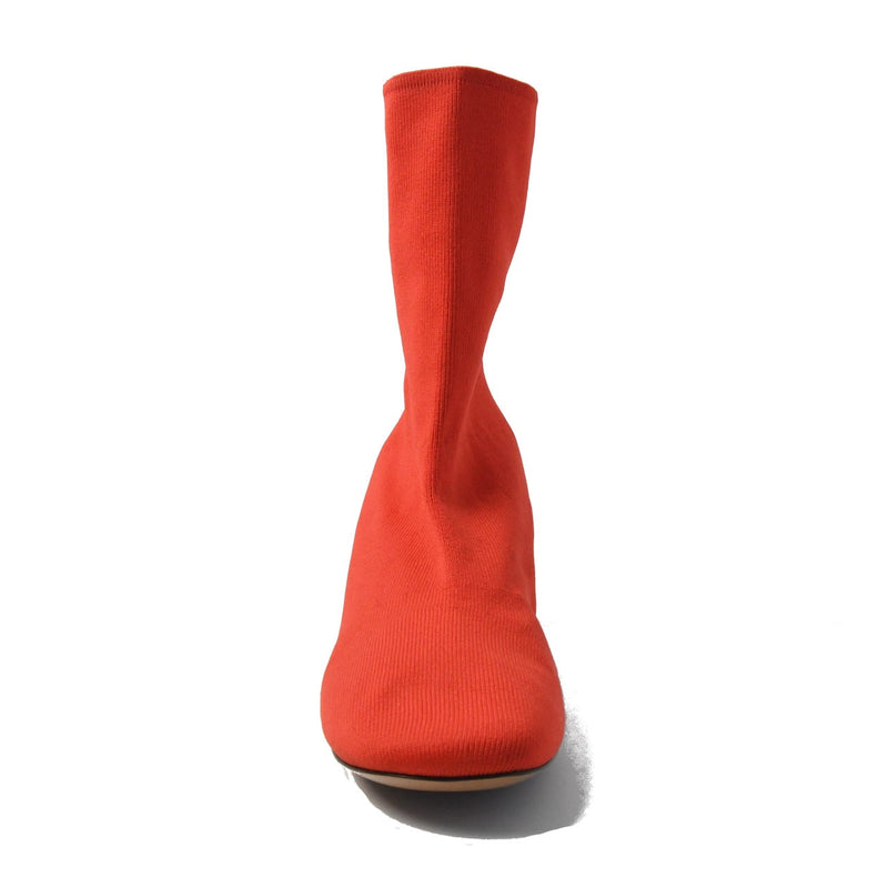 Celine Soft Ballerina Knit Sock Bootie Bright Red 70 - NOBLEMARS