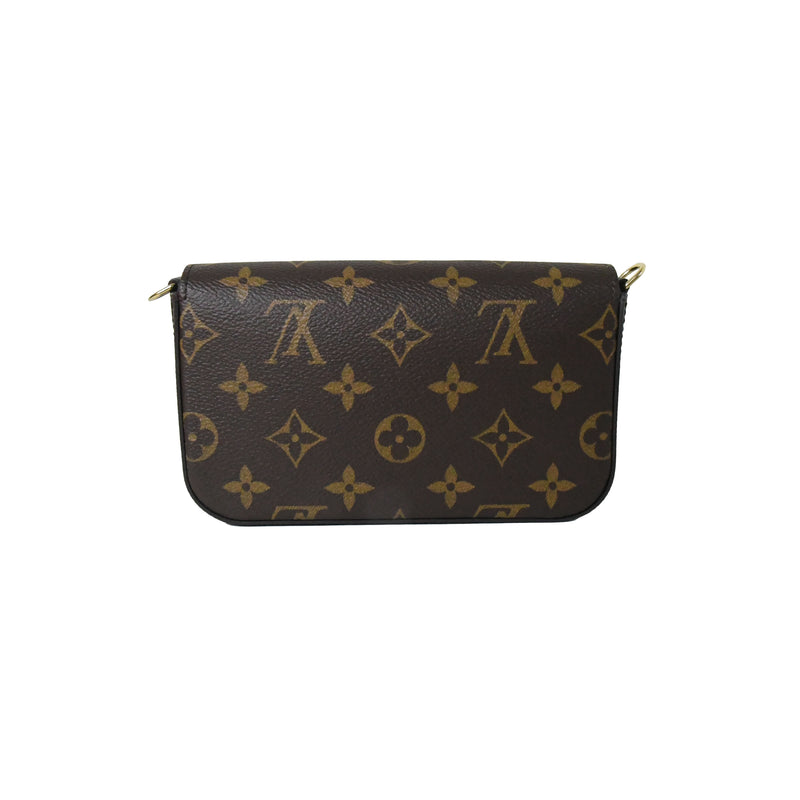 Louis Vuitton Felicie Strap & Go Monogram Khaki