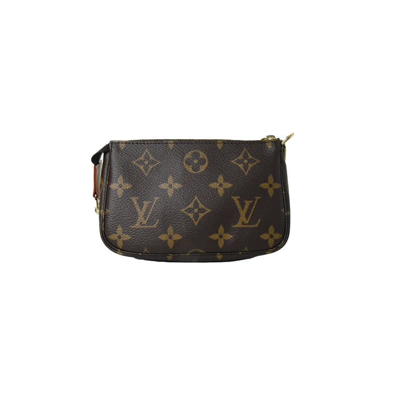 Louis Vuitton Mini Pochette Accessories Monogram Brown - NOBLEMARS