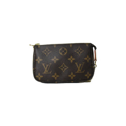 Louis Vuitton Mini Pochette Accessoires Monogram Brown - NOBLEMARS