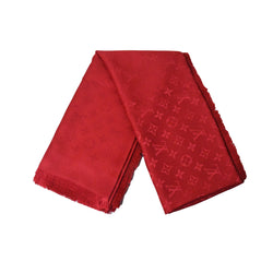 Louis Vuitton Monogram Shawl Red - NOBLEMARS