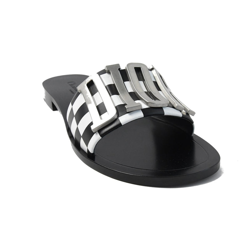 Dior Diorevolution Sandals Black White - NOBLEMARS