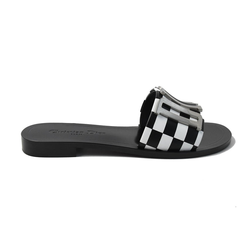 Dior Diorevolution Sandals Black White - NOBLEMARS
