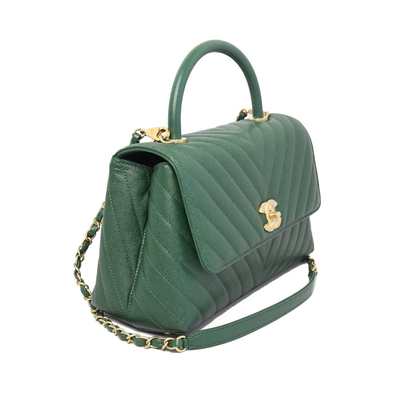 chanel emerald green bag