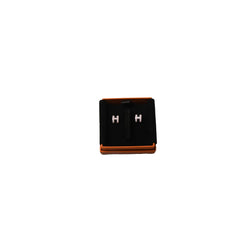 Hermes Mini Pop H Earrings Palladium Hardware Pink - NOBLEMARS