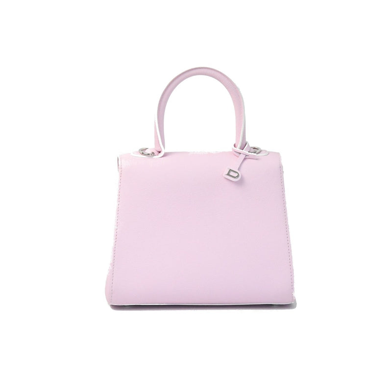 Delvaux nano handbag in baby pink leather. ref.199211 - Joli Closet