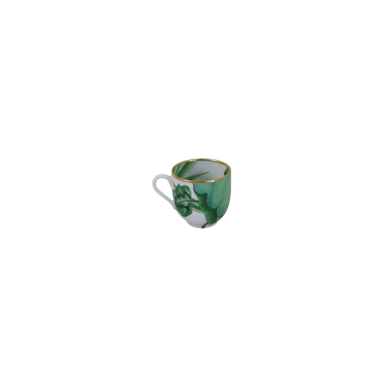 Hermes Passifolia Coffee Cup and Saucer (Set of 2) - NOBLEMARS