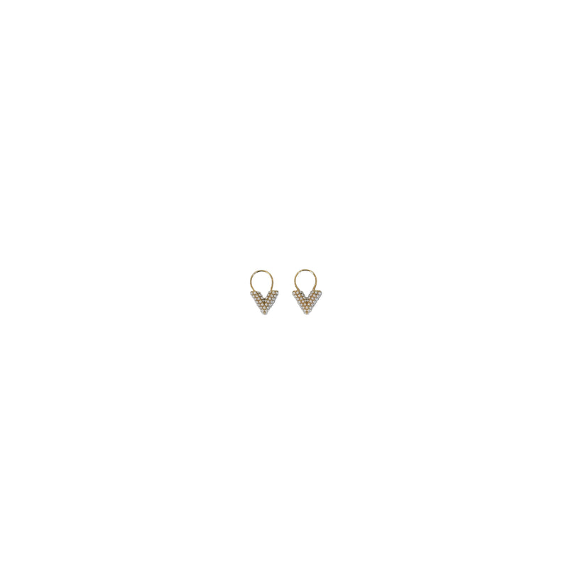 Louis Vuitton Essential V Perle Earrings - NOBLEMARS