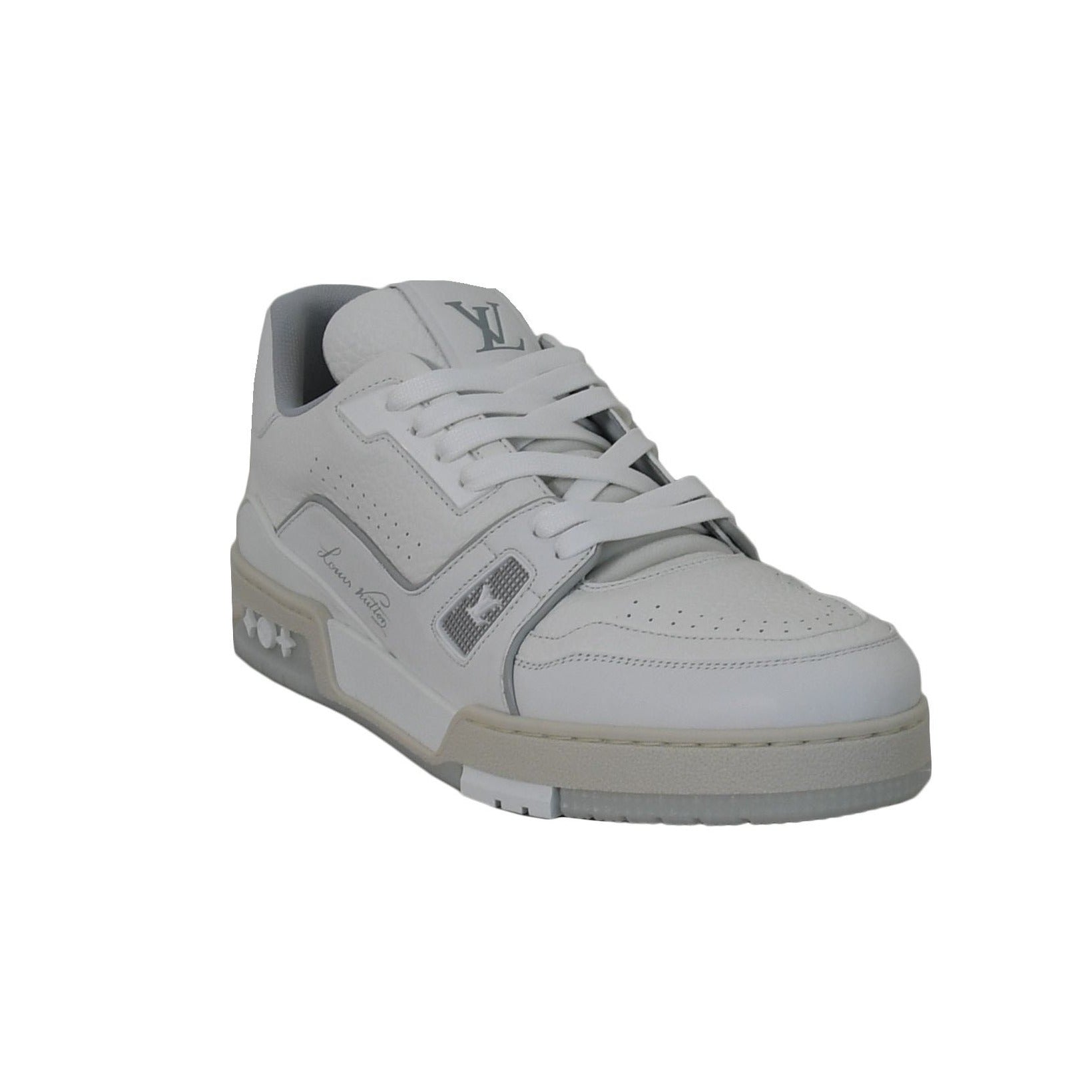 LV TRAINER LOW ” ALL WHITE “ – UnknownSole