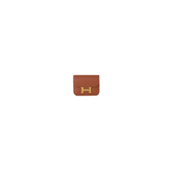 Hermes Constance Slim Wallet Gold Hardware AA Blush - NOBLEMARS