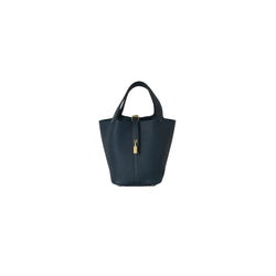 Hermes Picotin 22 Navy With Gold Hardware, As New In Dustbag P