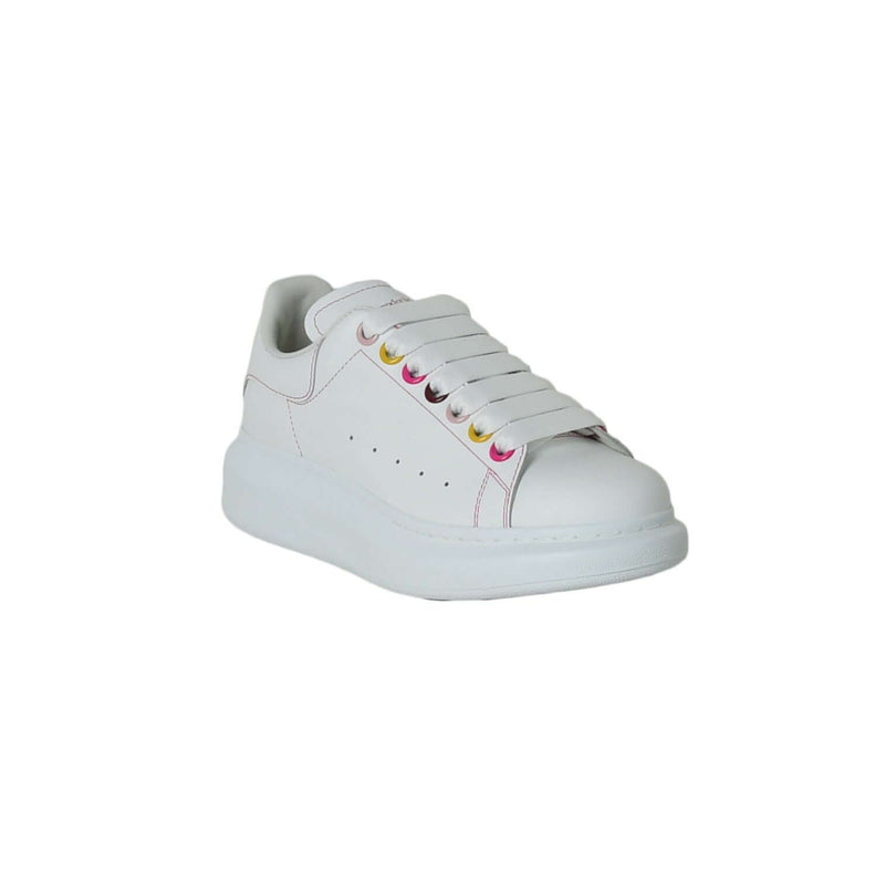 Alexander Mcqueen Pelle S Gomm Larry Colored White Rainbow Pink - NOBLEMARS