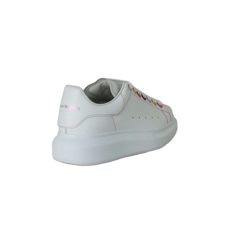 Alexander Mcqueen Pelle S Gomm Larry Colored White Rainbow Pink - NOBLEMARS