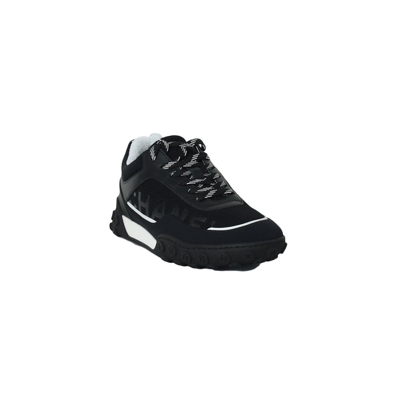 Chanel Mesh Calfskin Sneakers Black - NOBLEMARS