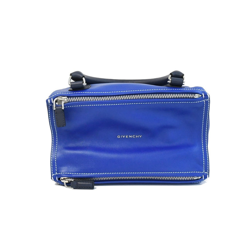 Givenchy Leather Pandora Tote Blue - NOBLEMARS