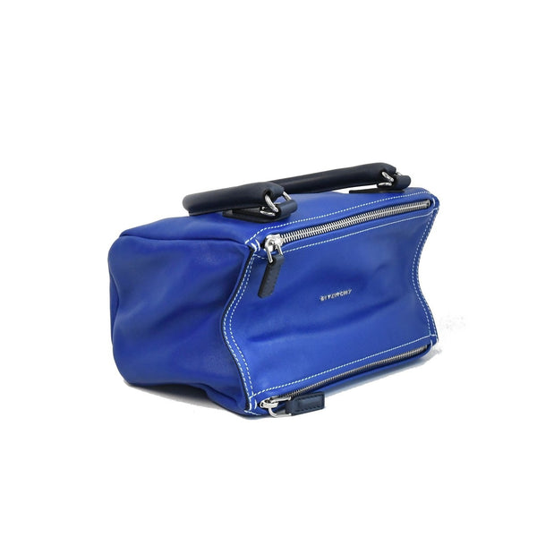 Givenchy Leather Pandora Tote Blue - NOBLEMARS