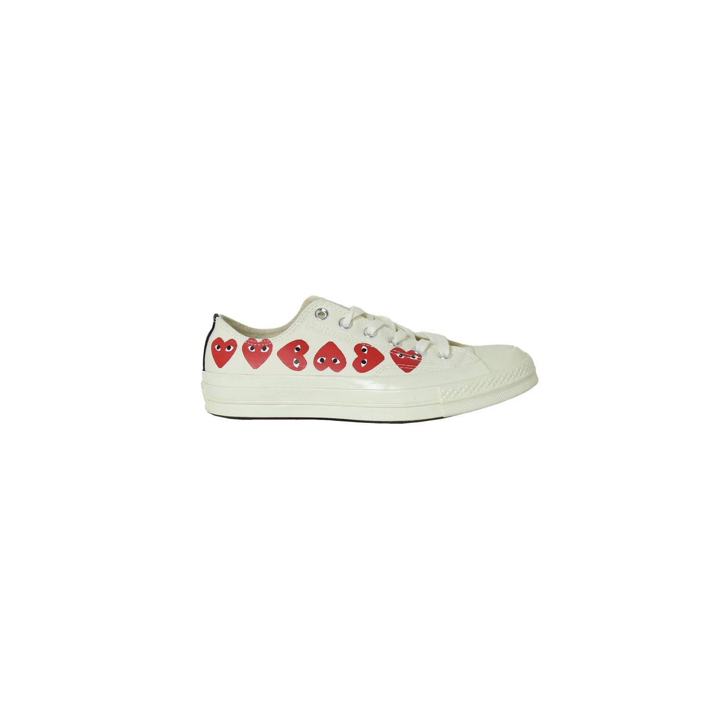 Converse X Comme des Garcons Play Chucks White - NOBLEMARS