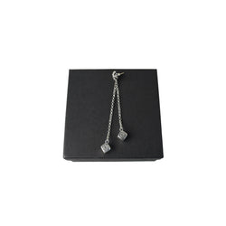 Chrome Hearts Double Dice Earring Silver - NOBLEMARS