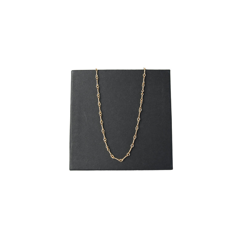 Chrome Hearts Twist Chain Necklace Gold - NOBLEMARS
