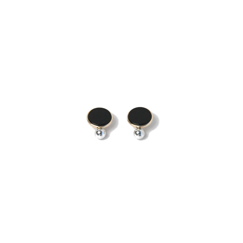 Dior Rhod Earrings Black - NOBLEMARS