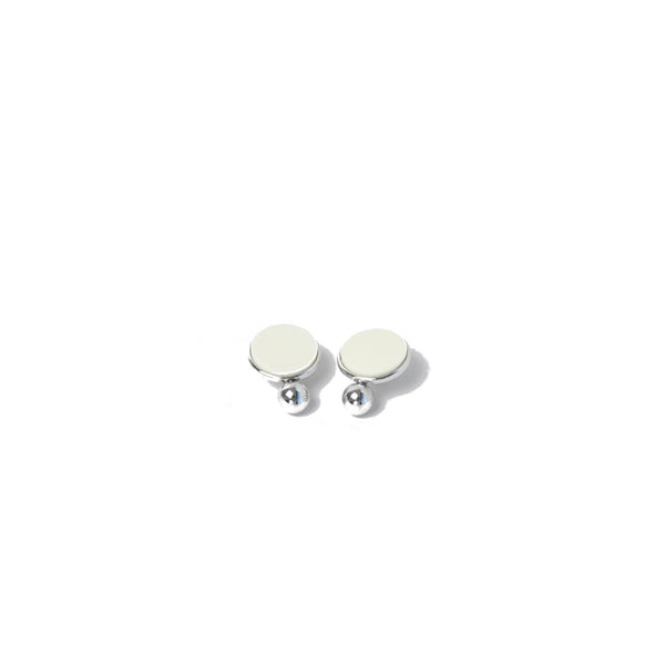 Dior Rhod Earrings White - NOBLEMARS
