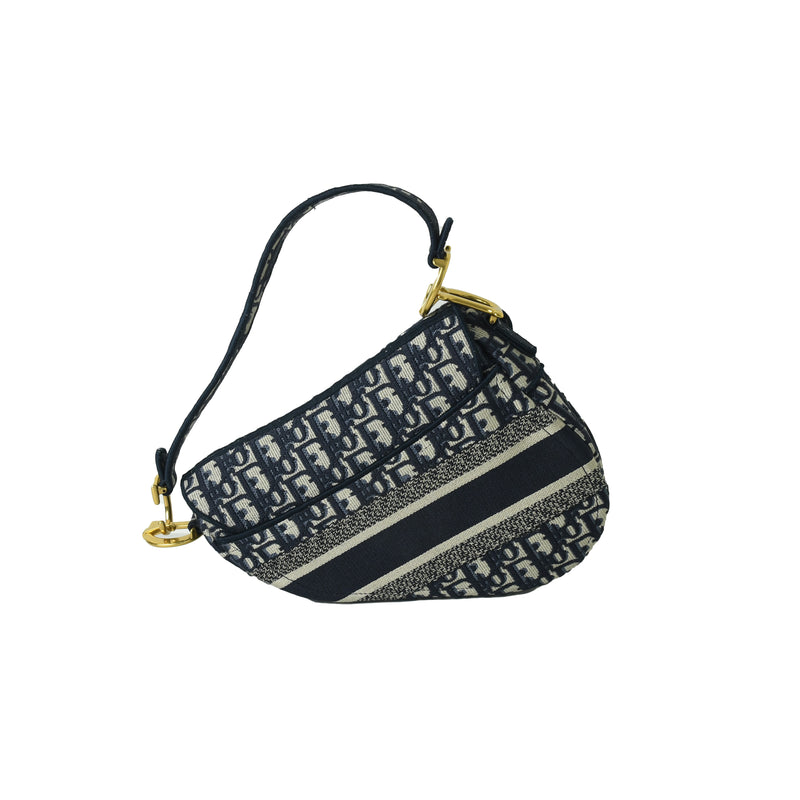 Large CHRISTIAN DIOR gently Used Oblique Brown Trotter Pattern & Leather Saddle  Purse Vintage Handbags Shoulder Bag Womens French Designer - Etsy Hong Kong