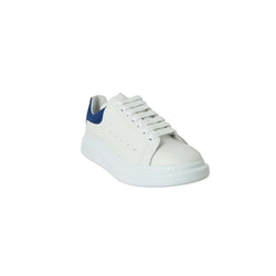 Alexander Mcqueen Larry Leather Sneaker White Paris Blue - NOBLEMARS