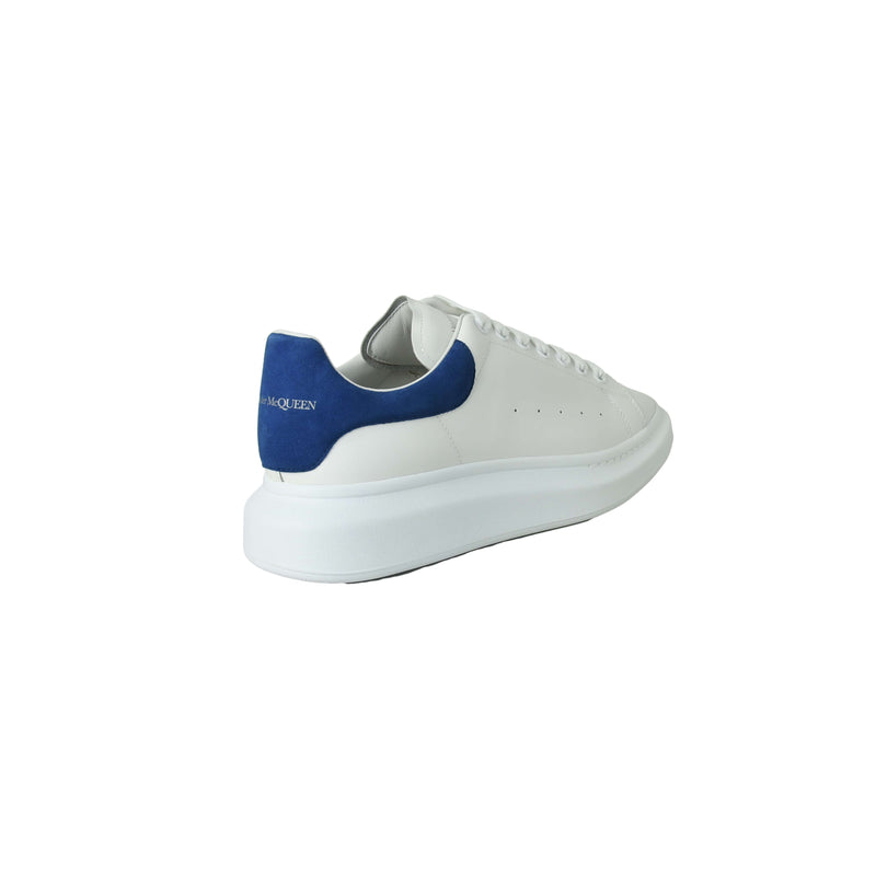 Alexander Mcqueen Larry Leather Sneaker White Paris Blue - NOBLEMARS