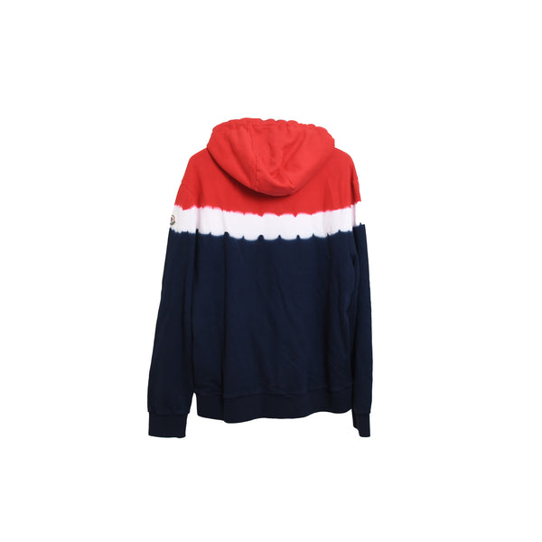 Moncler Maglia Hoodie Navy Red White - NOBLEMARS