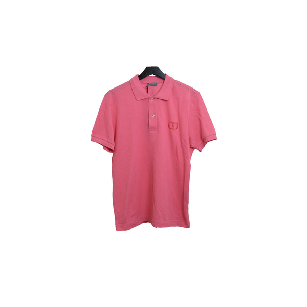 Dior CD Embroidered Logo Polo Pink - NOBLEMARS